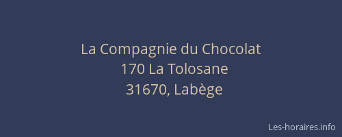 La Compagnie du Chocolat