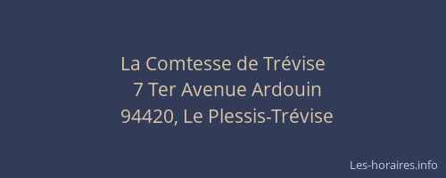 La Comtesse de Trévise