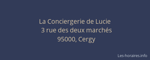 La Conciergerie de Lucie