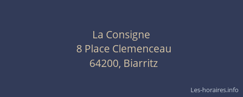 La Consigne