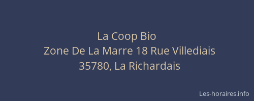 La Coop Bio