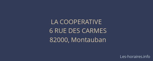 LA COOPERATIVE