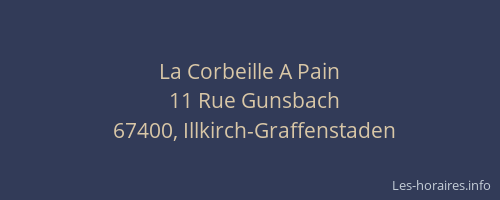 La Corbeille A Pain