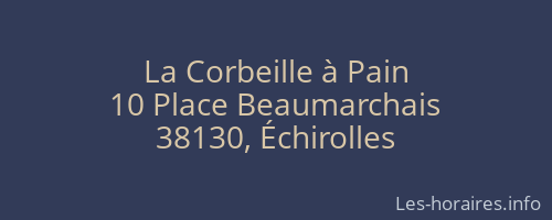 La Corbeille à Pain