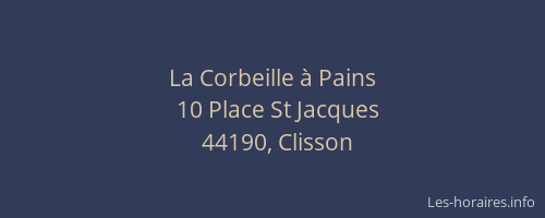 La Corbeille à Pains
