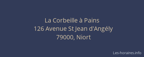La Corbeille à Pains