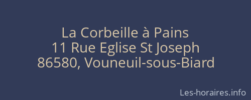 La Corbeille à Pains