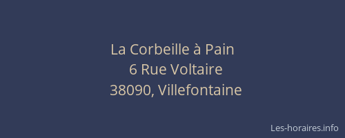 La Corbeille &agrave; Pain