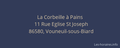 La Corbeille &agrave; Pains