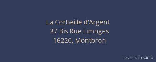 La Corbeille d'Argent