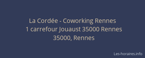 La Cordée - Coworking Rennes