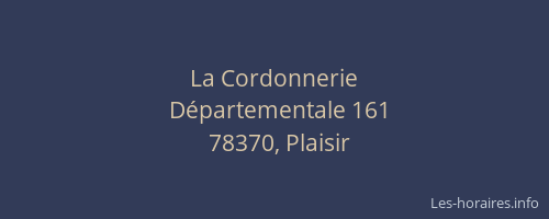 La Cordonnerie