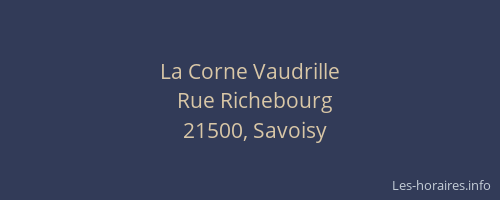 La Corne Vaudrille