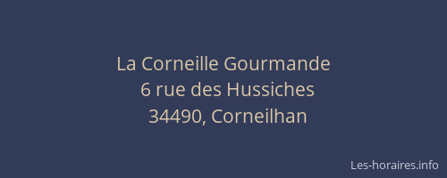 La Corneille Gourmande