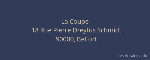 La Coupe