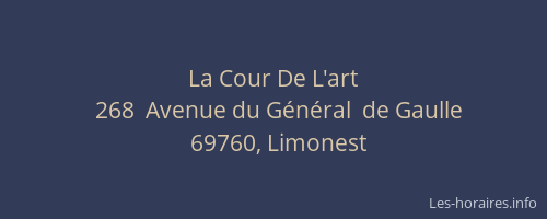 La Cour De L'art