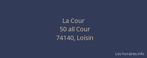 La Cour