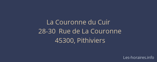 La Couronne du Cuir