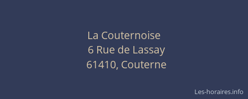 La Couternoise
