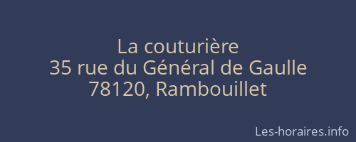 La couturière