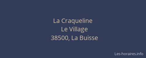 La Craqueline