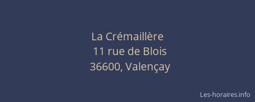 La Cr&eacute;maill&egrave;re