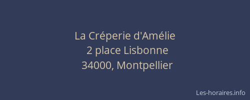 La Créperie d'Amélie