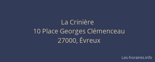 La Crinière