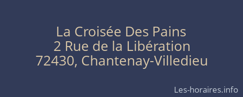 La Croisée Des Pains