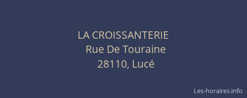 LA CROISSANTERIE