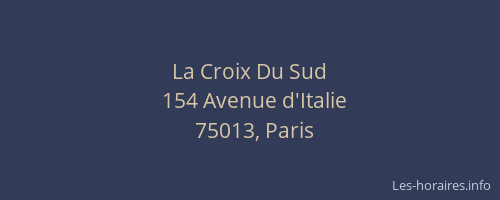La Croix Du Sud