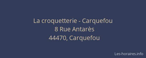 La croquetterie - Carquefou