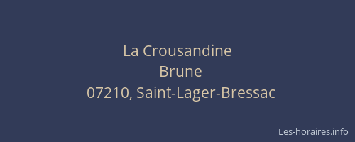La Crousandine