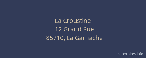 La Croustine