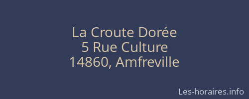 La Croute Dorée