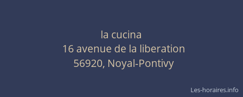 la cucina
