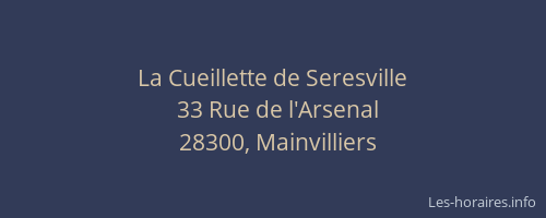 La Cueillette de Seresville