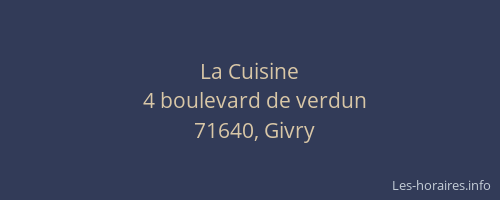 La Cuisine