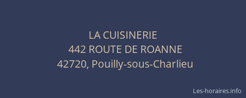 LA CUISINERIE