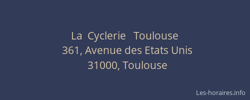 La  Cyclerie   Toulouse