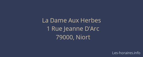 La Dame Aux Herbes