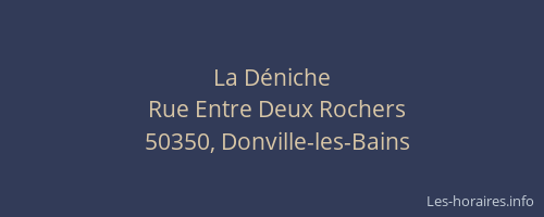 La D&eacute;niche