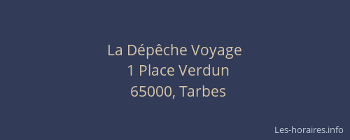 La Dépêche Voyage