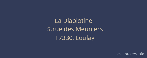 La Diablotine