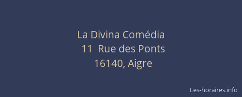 La Divina Com&eacute;dia