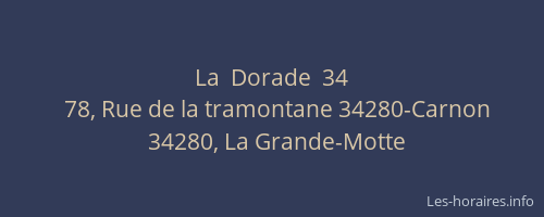 La  Dorade  34