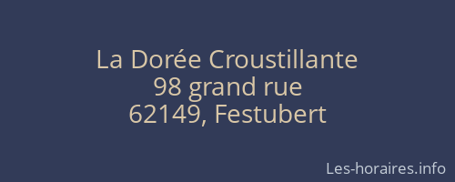La Dorée Croustillante