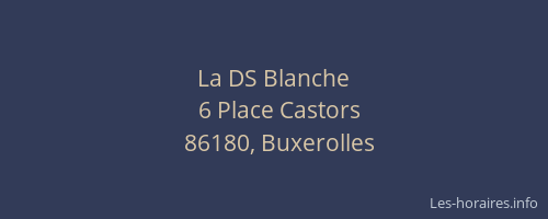 La DS Blanche