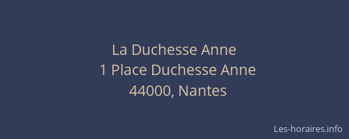 La Duchesse Anne