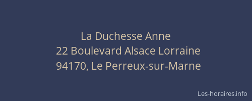 La Duchesse Anne